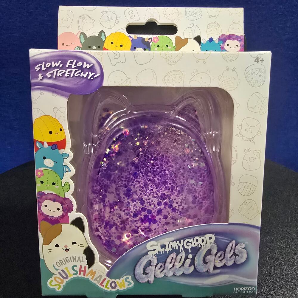 Squishmallows Gelli Gel Glitter Squishy Sensory toy (Purple)